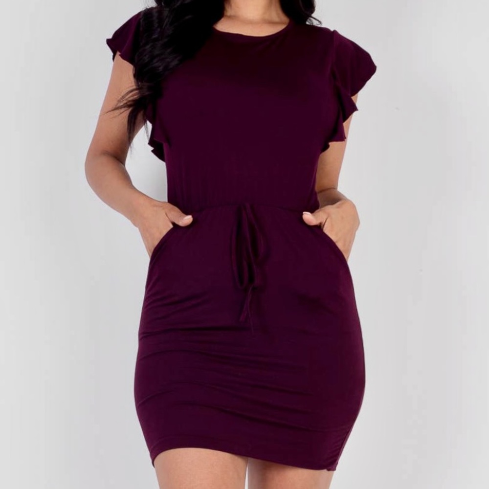 Butterfly mini dress